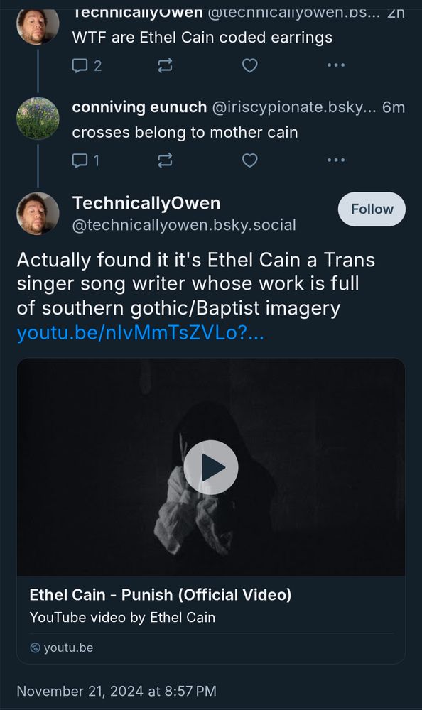 some guy mansplaining Ethel Cain to me