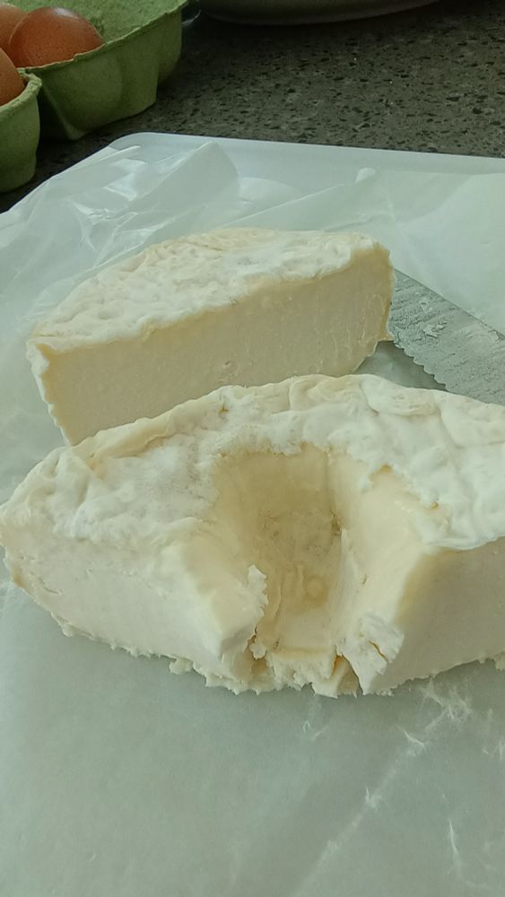 Hebdon Cow, a young, squidgy cheese