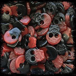 vinegum licorice skulls