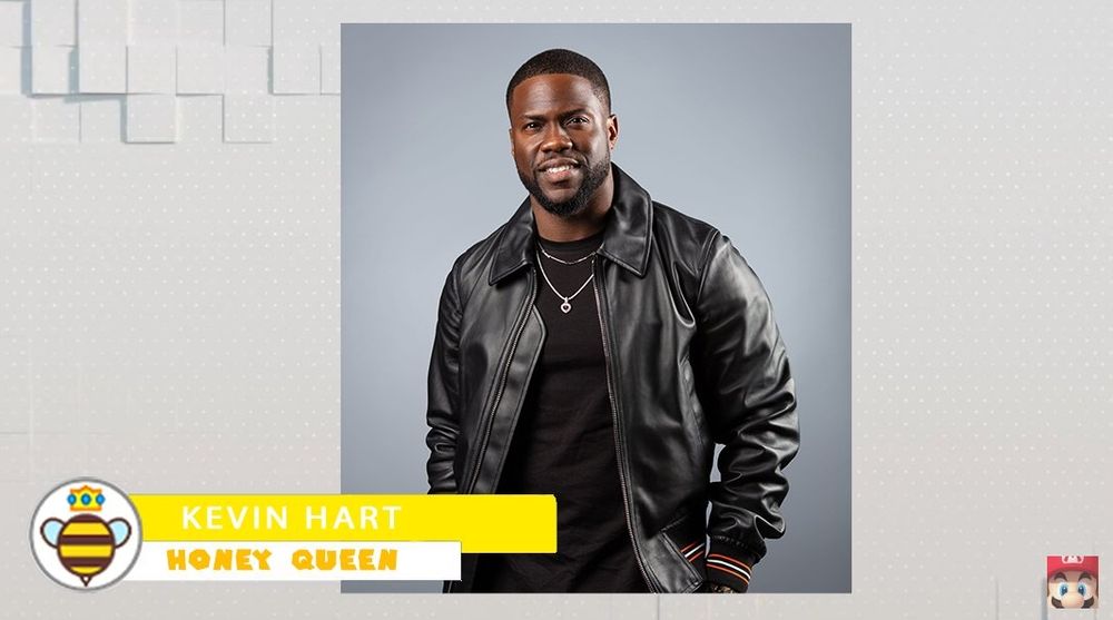 Super Mario Galaxy movie casting meme - Kevin Hart as Honey Queen