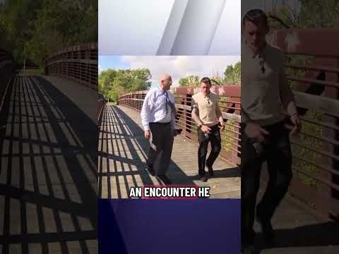 ICE agents clash with cemetery workers trying to help a man in Des Plaines River…