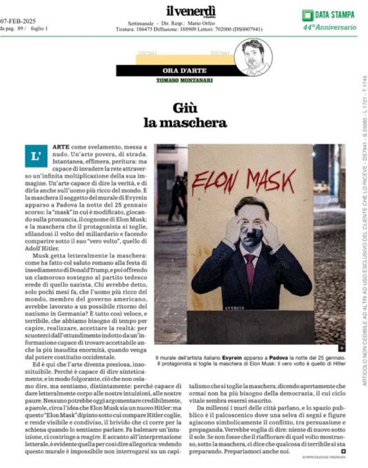 Articolo di Tomaso Montanari