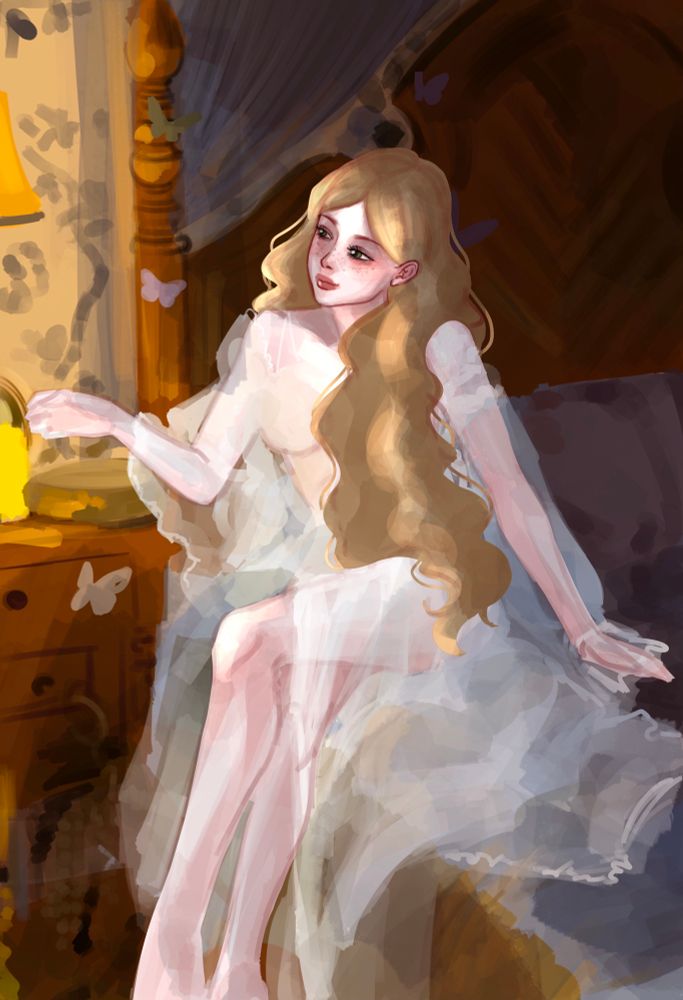 Art study of an OC from reference
digital sketch 