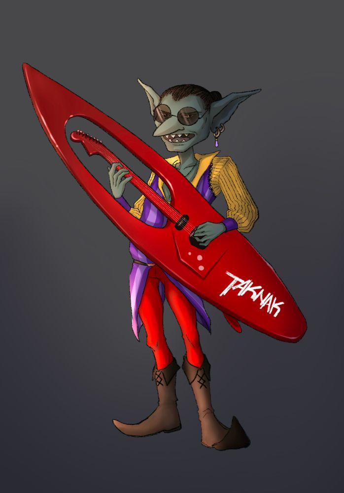 Dnd character digital drawing commission 