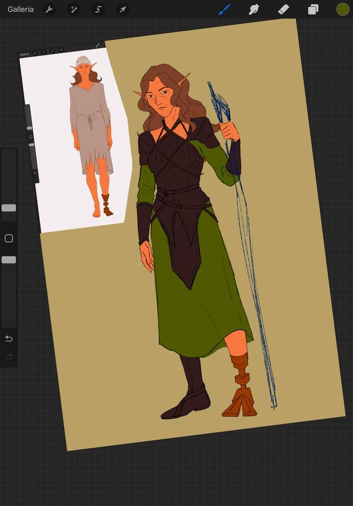 Dnd character digital drawing commission 
