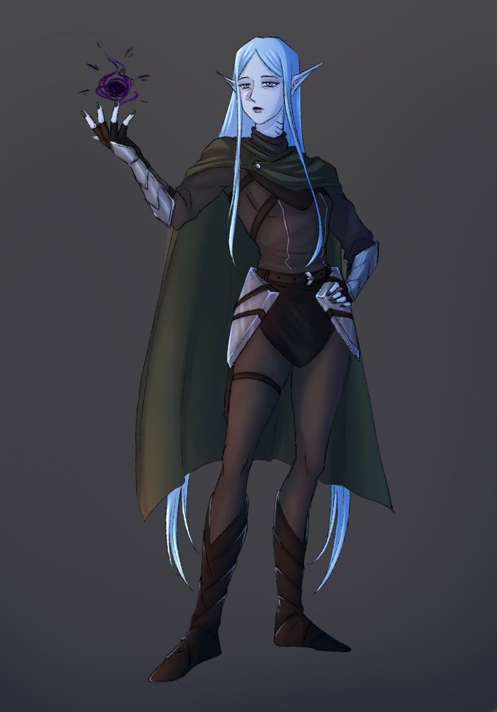 Dnd character digital drawing 