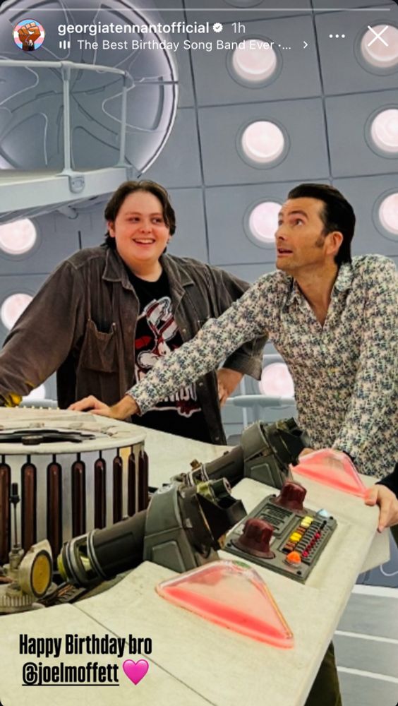 David Tennant and Joel Moffett