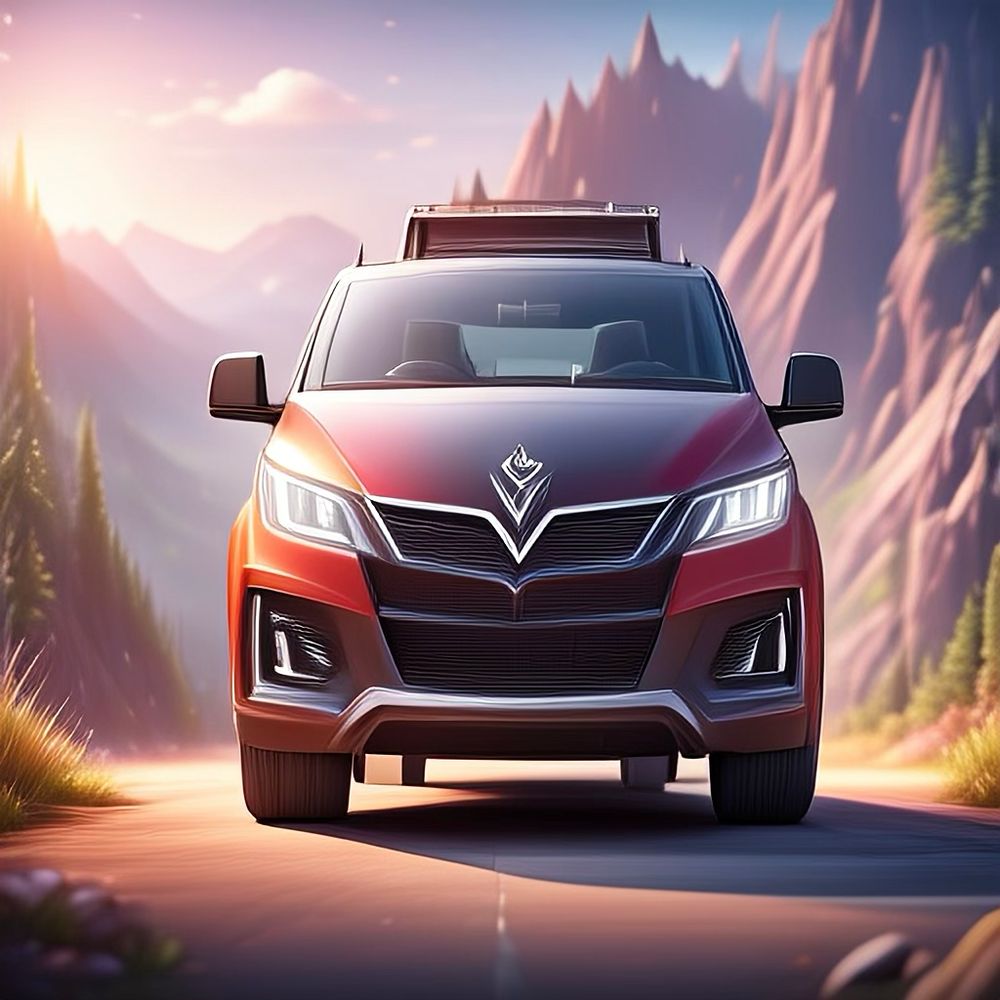 Apple Intelligenceがかいたヴェルファイア