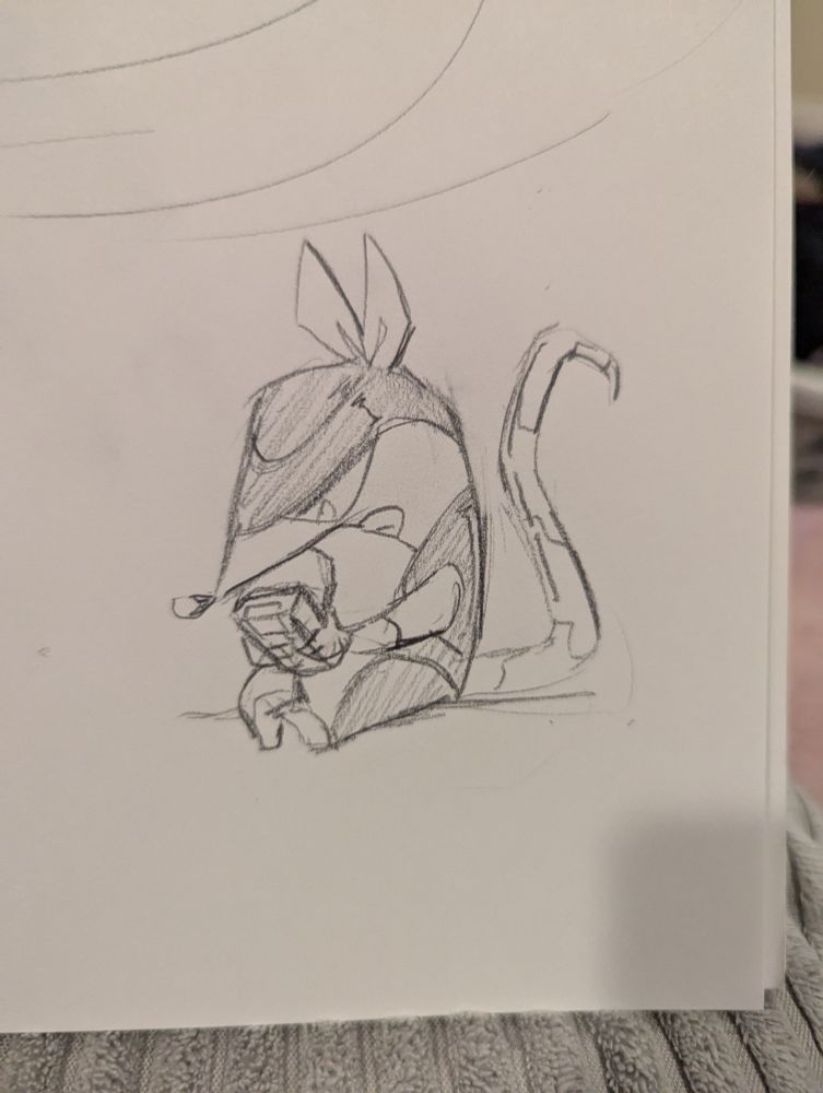 Ratarang playing some gameboy