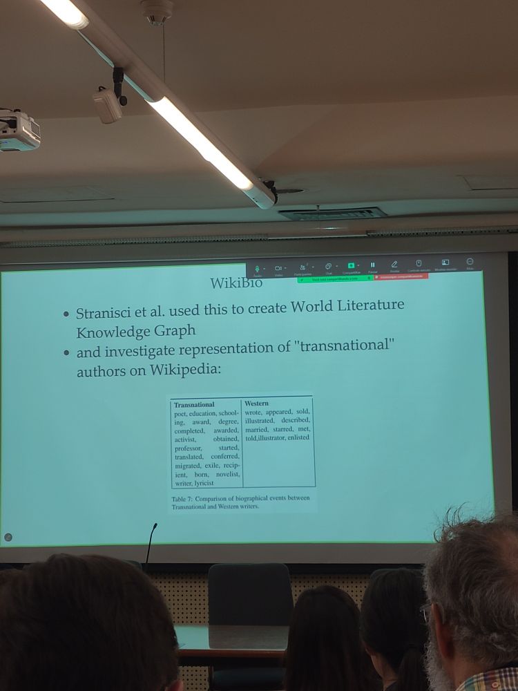 Picture of slide citing the WikiBio article. 