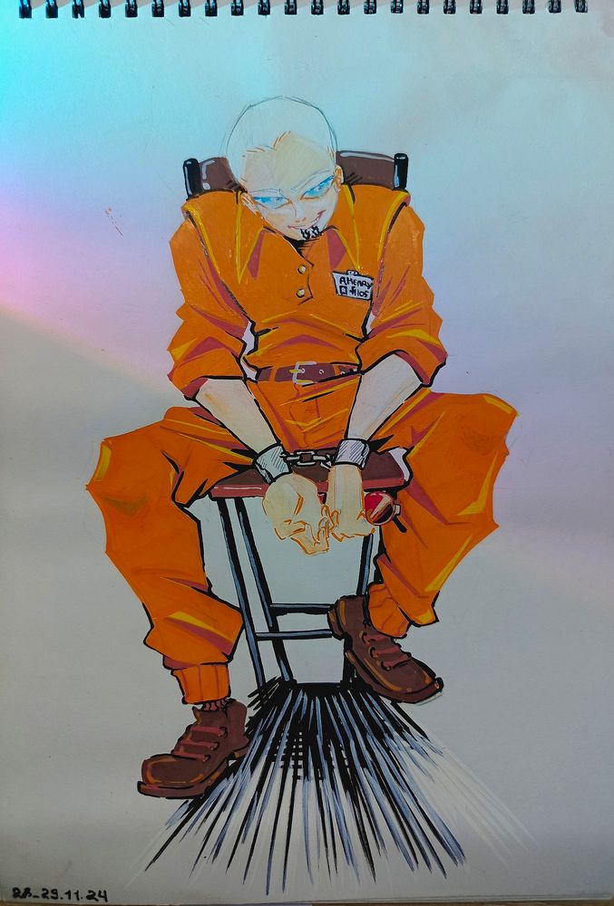 He's always smiling. Always. Even in the face of death. Even when he is afraid of losing what is dear to him. Even if he hates