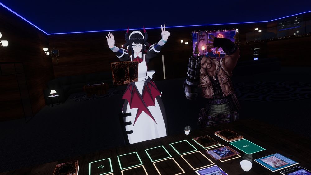 Neb as the wonderful Dragonmaid and Shaxx as Barrett Wallace