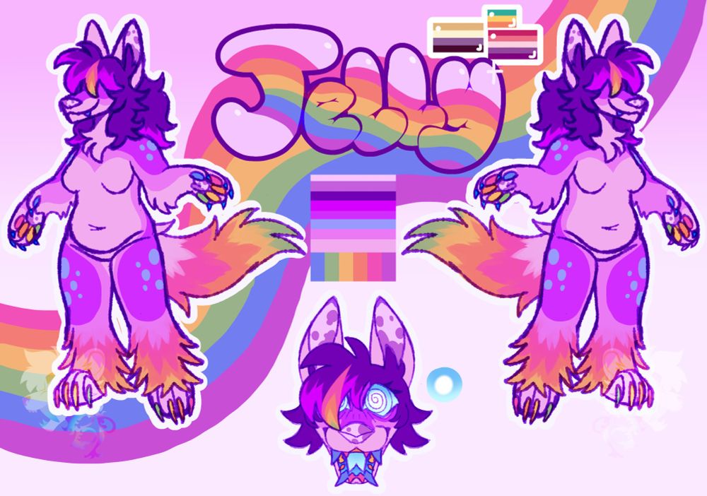 My main fursona, Jelly