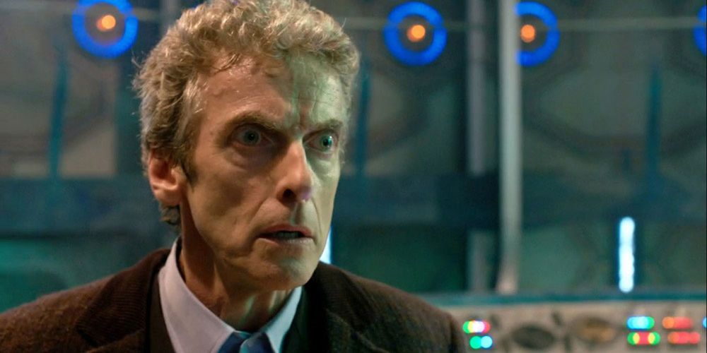 Peter Capaldi as the Doctor. 