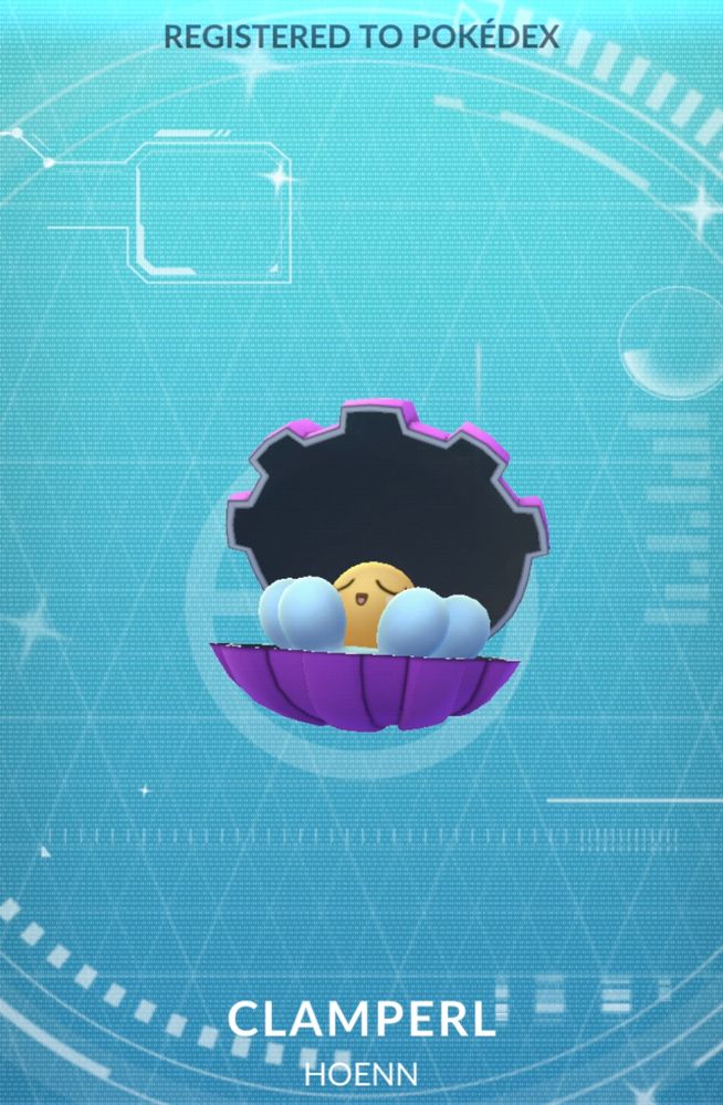 Shiny Clamperl