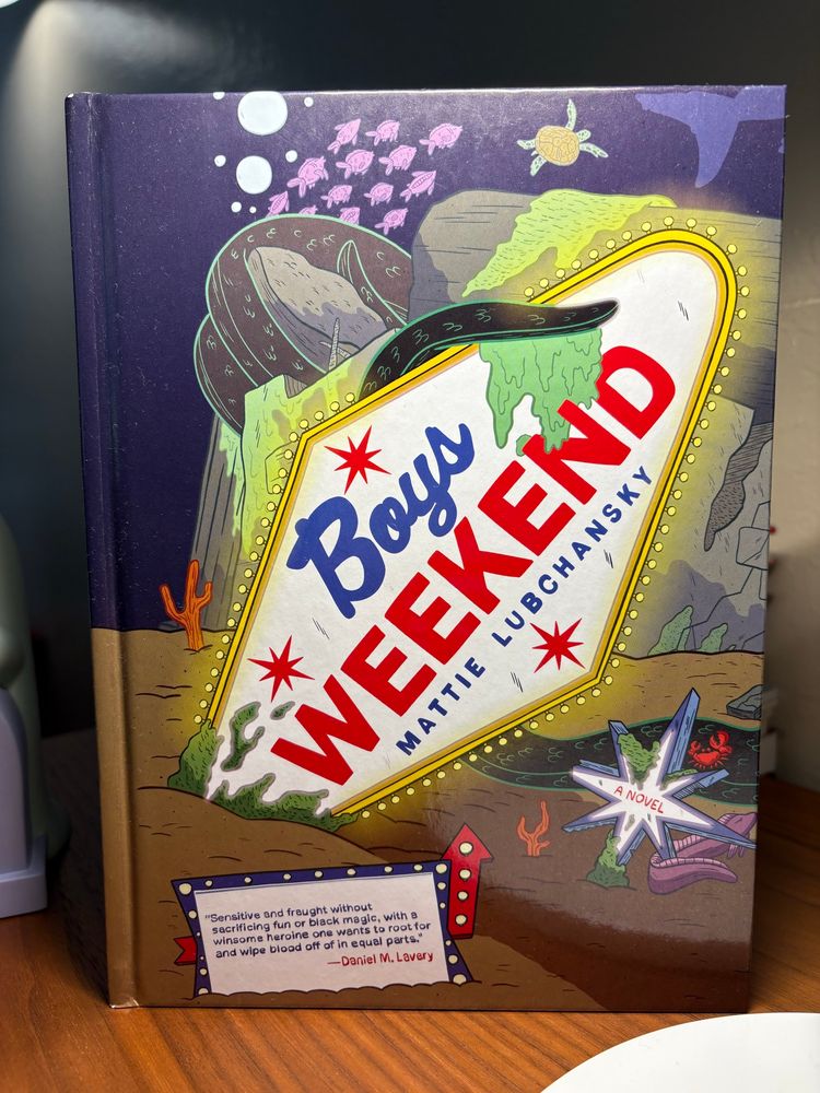 Image of the book cover for Boys Weekend by Mattie Lubchansky