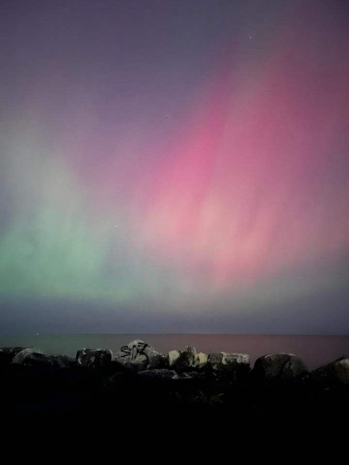 The aurora as seen from Chicago