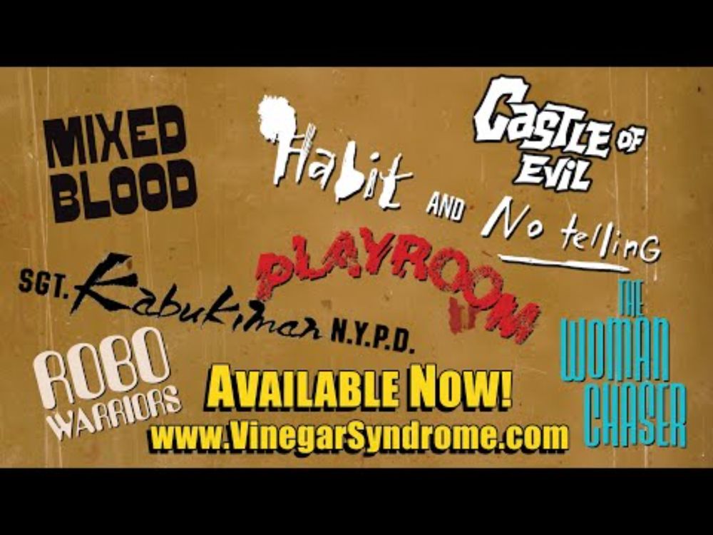 Vinegar Syndrome's Full August 2025 Lineup - Supercut Promo Trailer