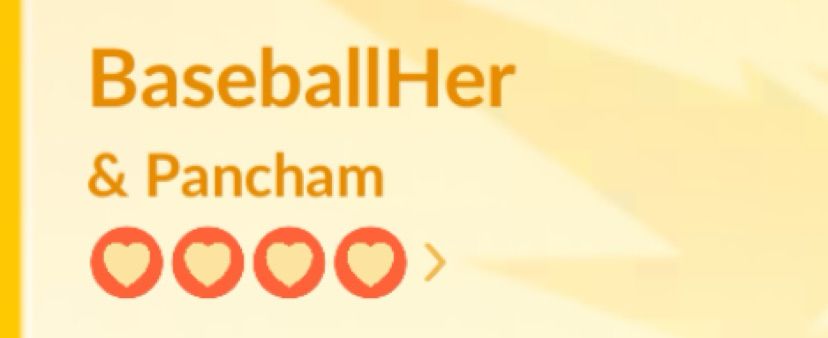 baseball her pokémon go showing best friends 