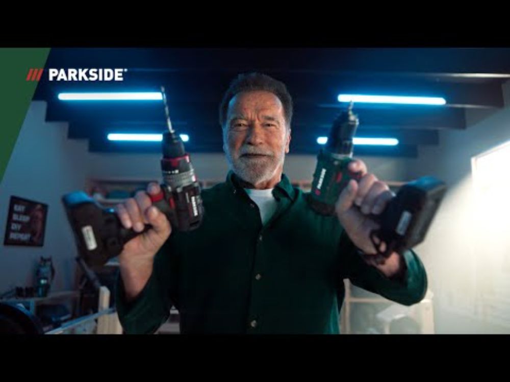 To build with PARKSIDE is to build like Arnold! 🔧 Arnold Schwarzenegger X PARKSIDE