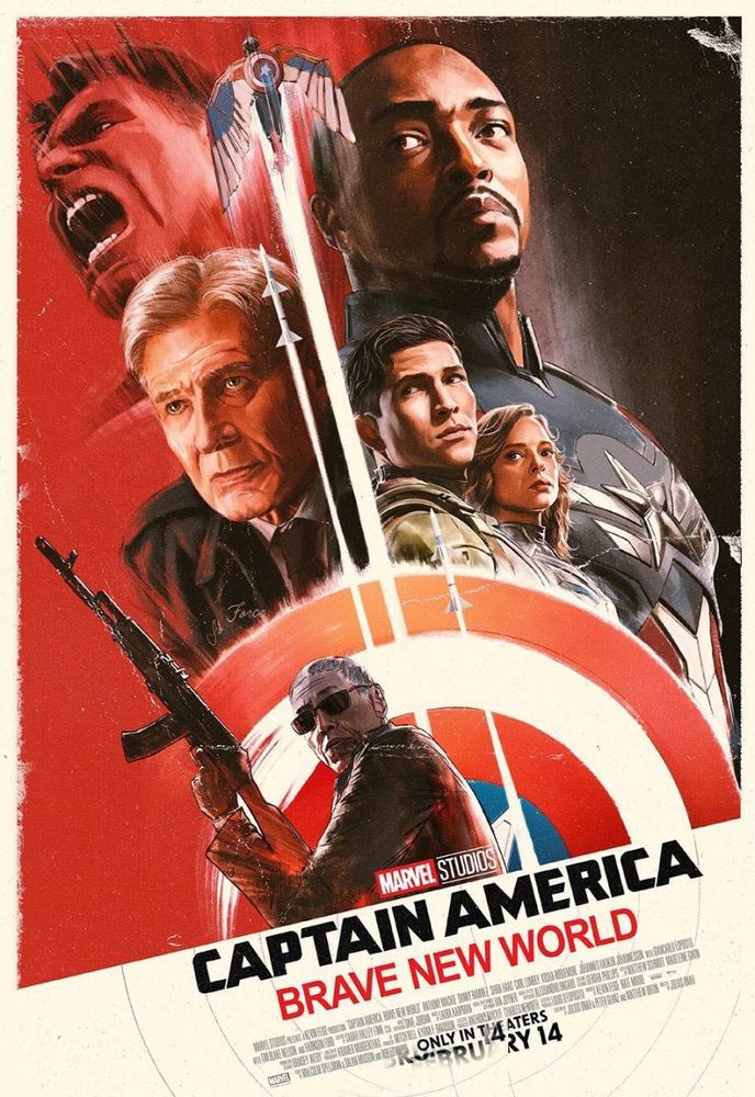 Pelicula live action Captain America Brave New World 2025 (CAST)