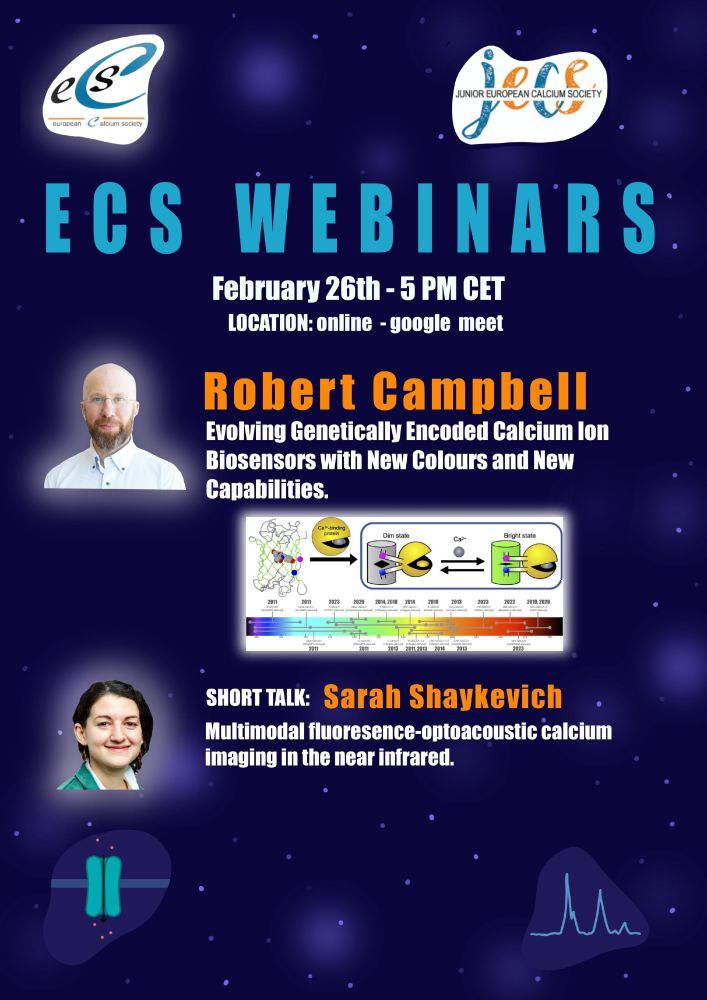 Poster for ECS Webinar with speakers Robert Campbell snd Sarah Shaykevich.