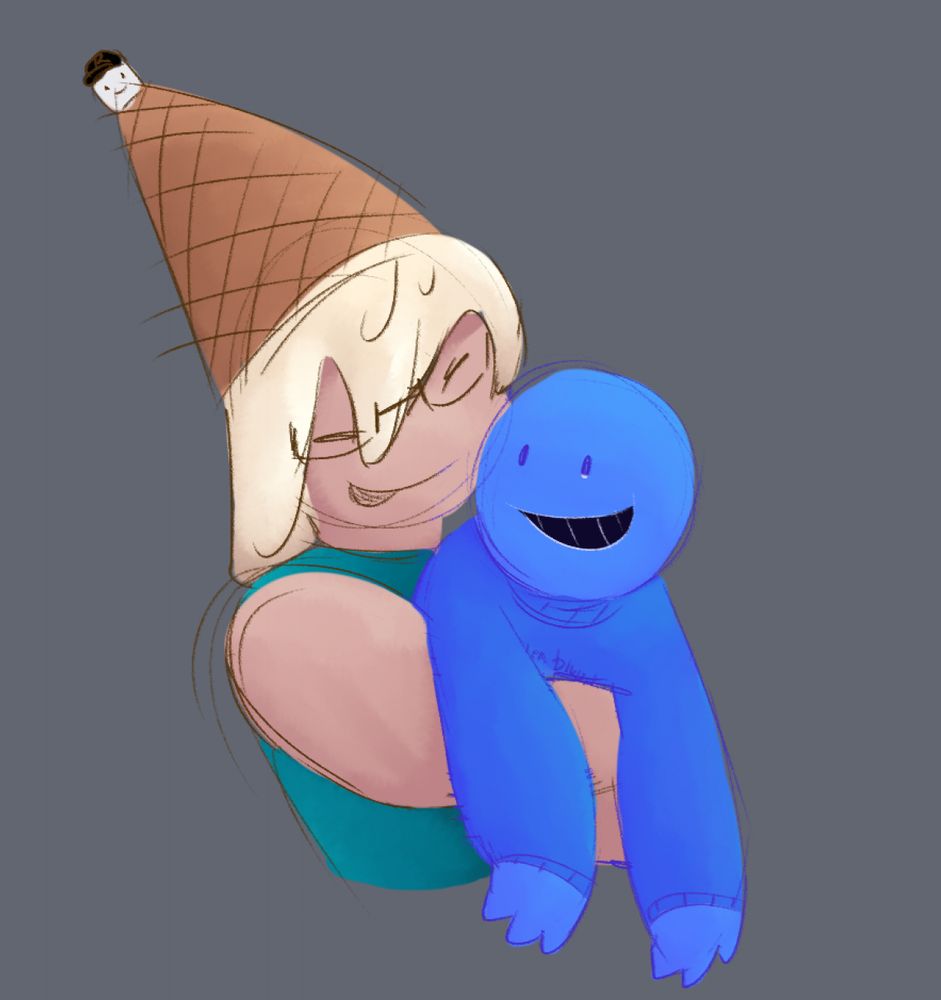 118o8 holding a young bluudud in a sweater.