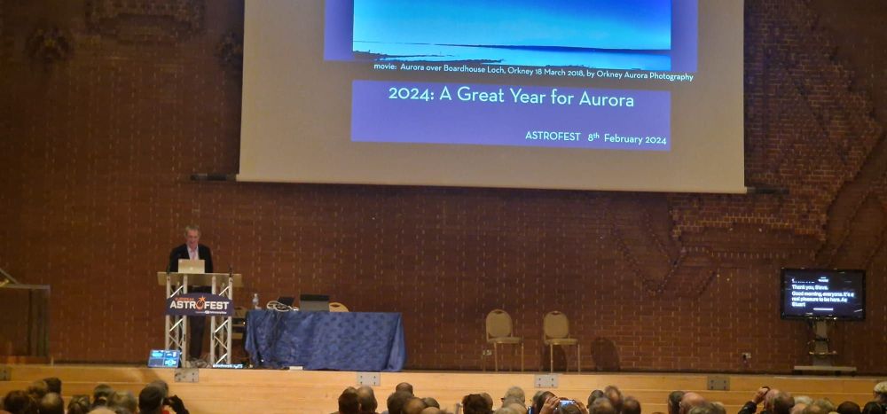 Professor Mike Lockwood addresses the audience.