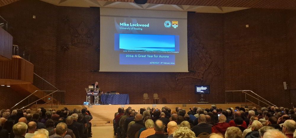 Royal Astronomical Society President Professor Mike Lockwood opens European AstroFest 2025.