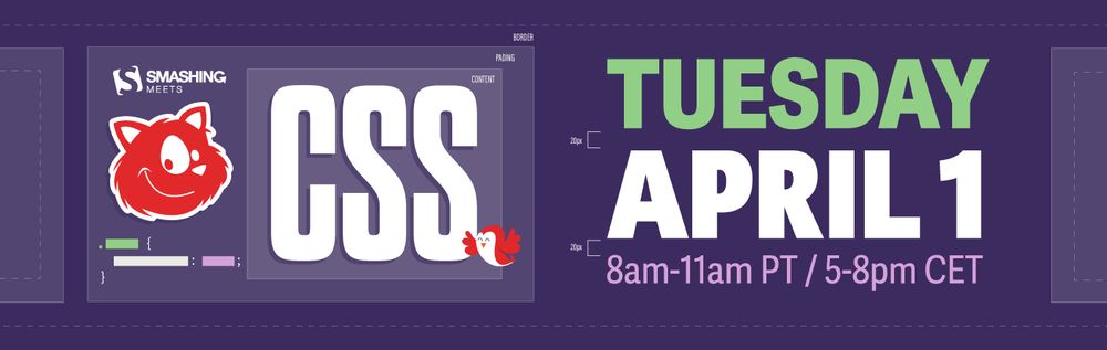 Smashing Meets CSS on April 1, 2025
