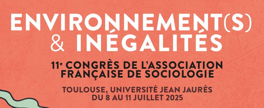 Affiche du congrès de 2025 de l'Association française de sociologie