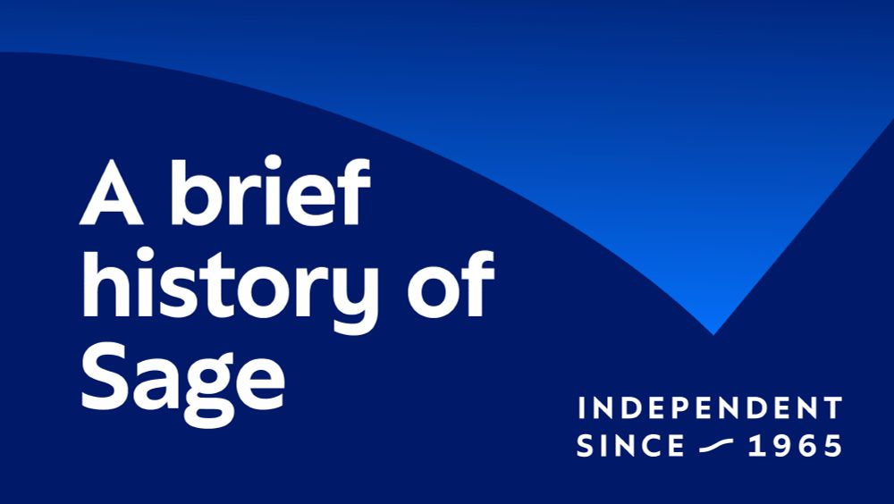 A brief history of Sage. Independent since 1965.