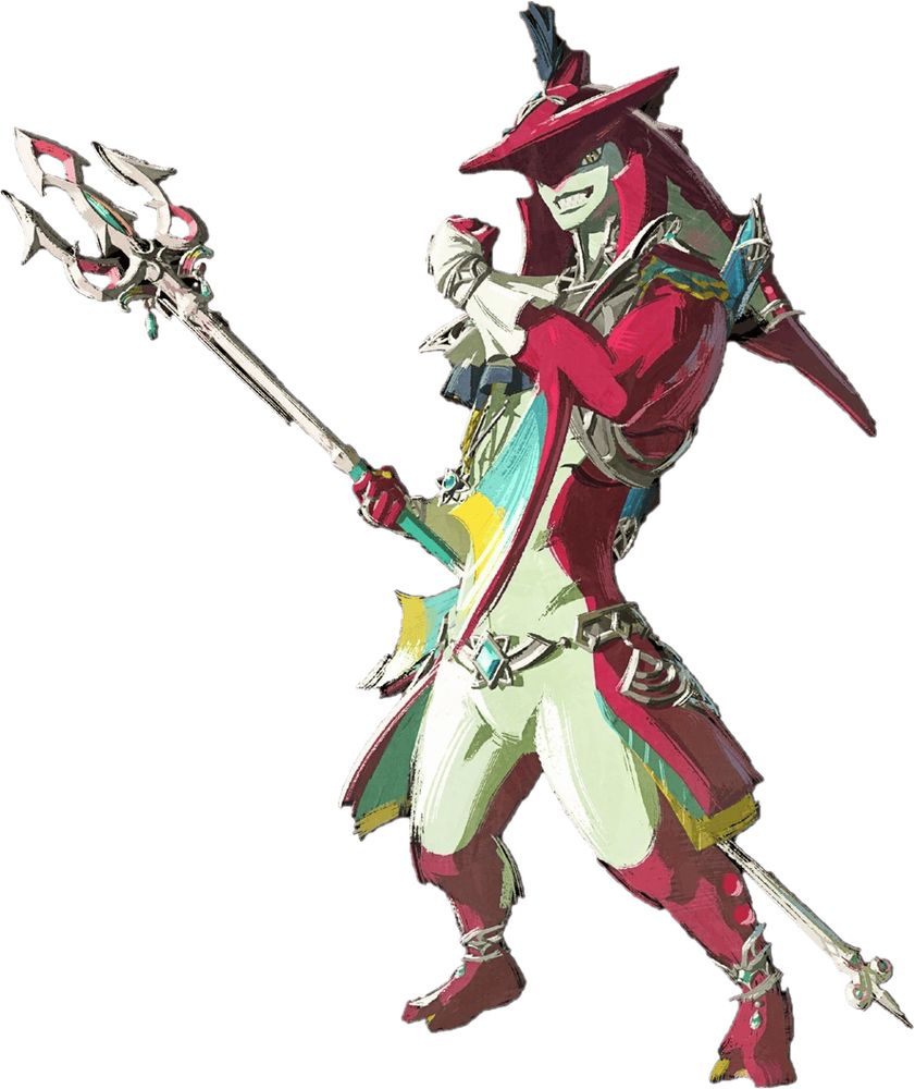 Artwork of Prince Sidon from the Legend of Zelda 