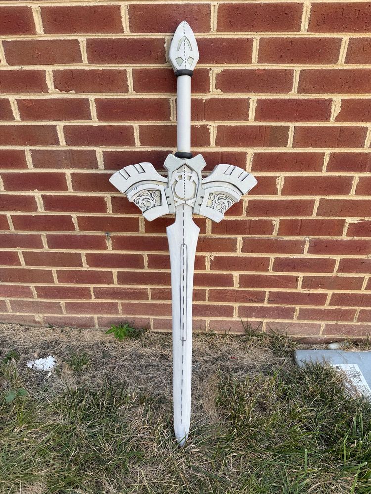 EVA foam Roy prop sword work in progress 