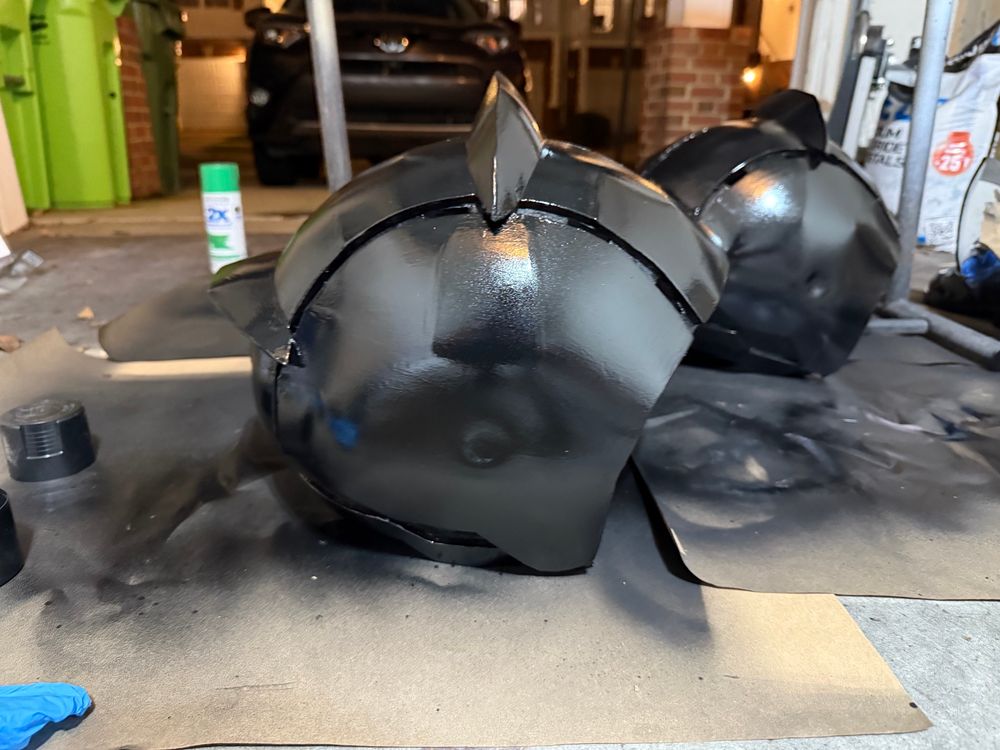 Samus Varia Suit from Metroid Prime 4 cosplay work in progress.