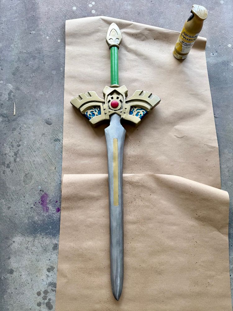 EVA foam sword cosplay prop for Roy from Fire Emblem 