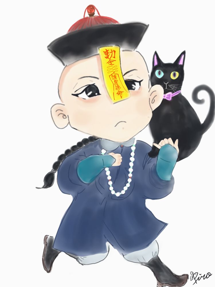 中国ドラマ｢宮廷の茗薇｣より
ゆるいファンアートです。
『ｷｮﾝｼｰｺｽﾌﾟﾚの十三皇子が 黒猫を抱えて走っている所』
ibisPaintＸ使用･スマホ指描き