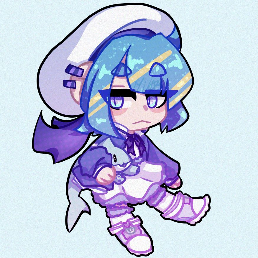a chibi of live twin lilla