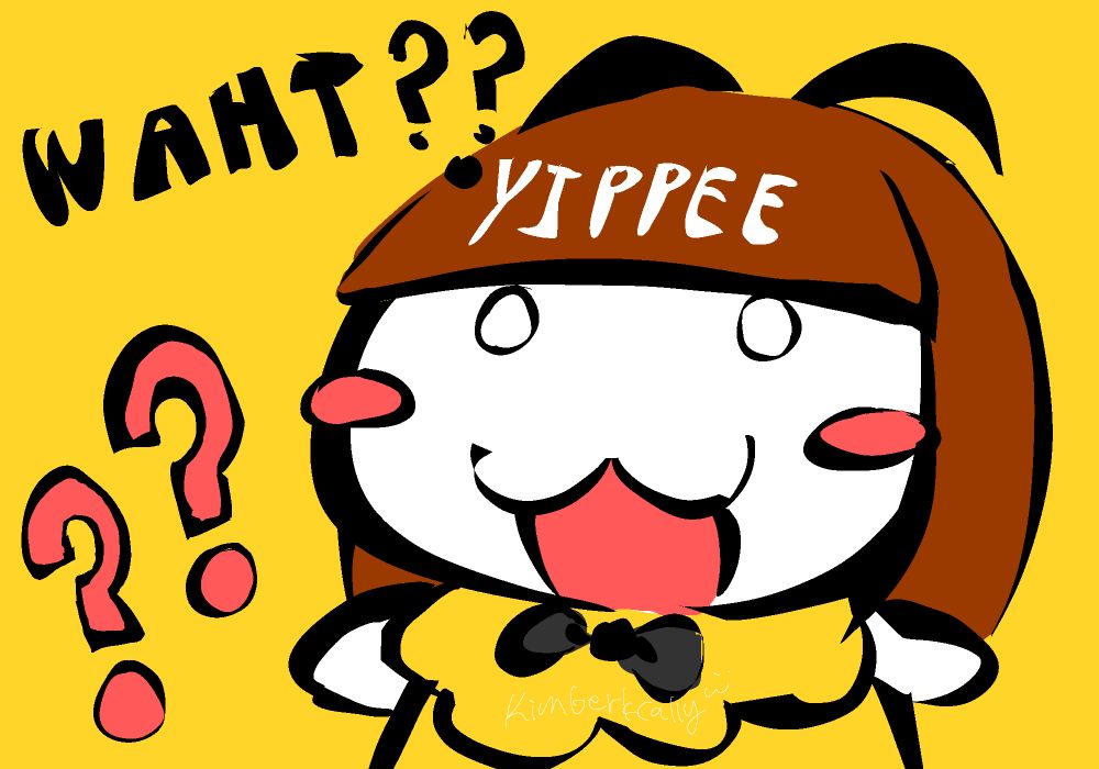 simple illustration of my persona yelling "WAHT??" 