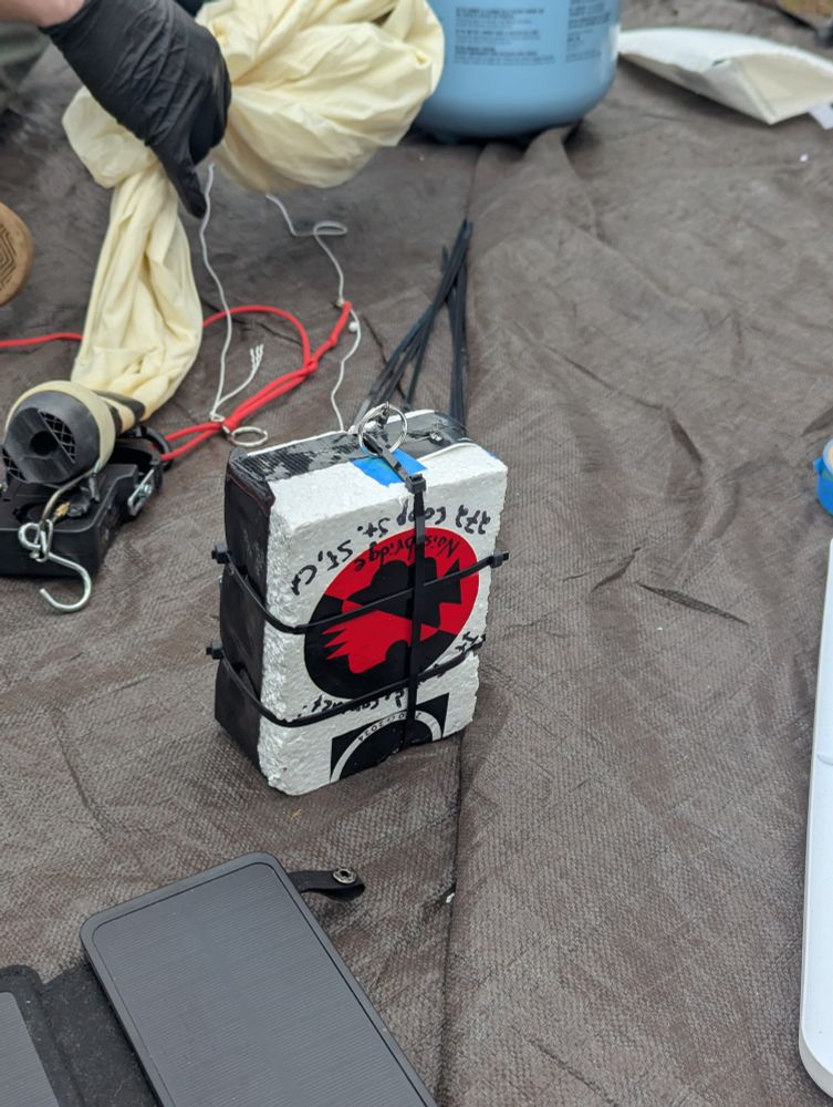 Spacebridge payload containing a Meshtastic node, environmental sensor, and a GPS module.