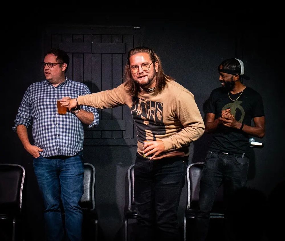 I'm pretty sure I'm yelling about everyone being way too precious about their fast food pizza opinions at a short-form improv show