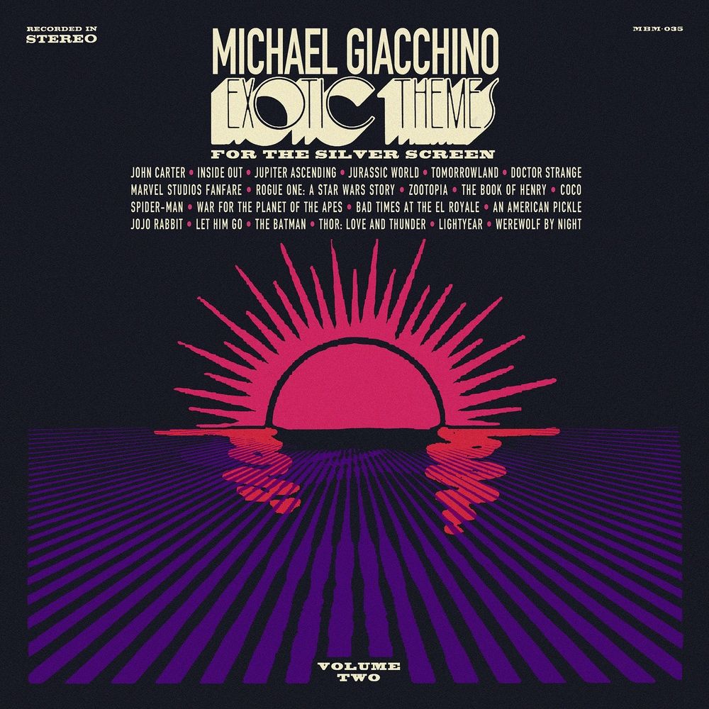 Album cover for Volume Two of the album “Exotic Themes for the Silver Screen” by composer Michael Giacchino.