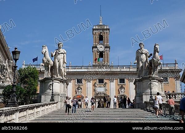 Castor e Pollux no Capitolino em Roma 