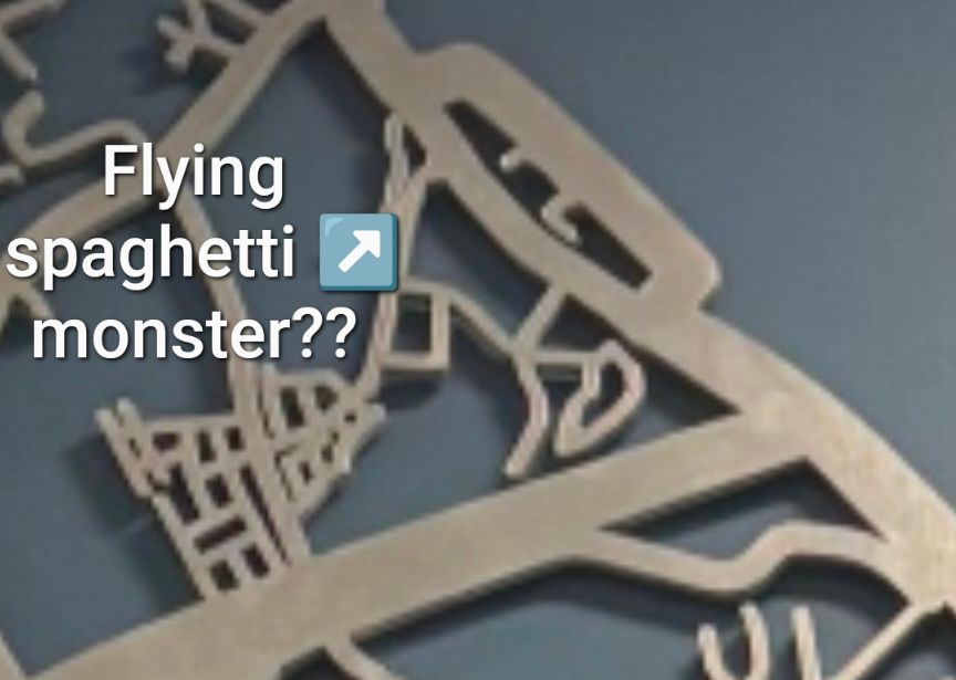 A half mile stretch is sitting atop King Street on what most would think is the Arlington side making a flying spaghetti monster like shape