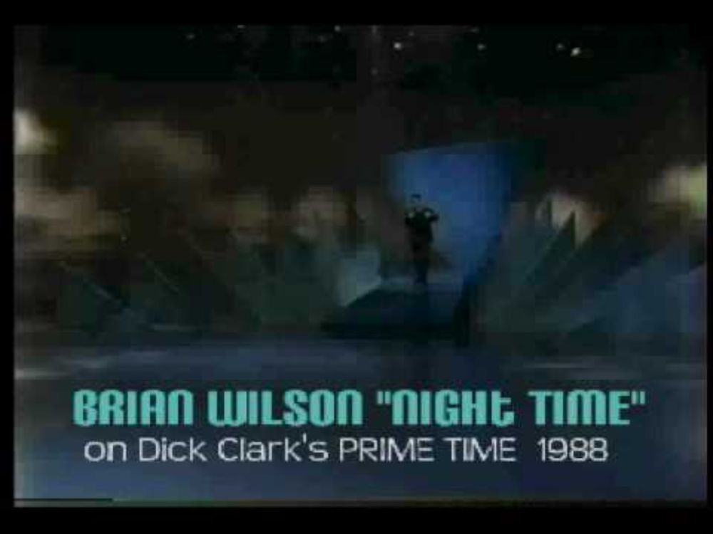BRIAN WILSON performs "Night Time" Live 1988