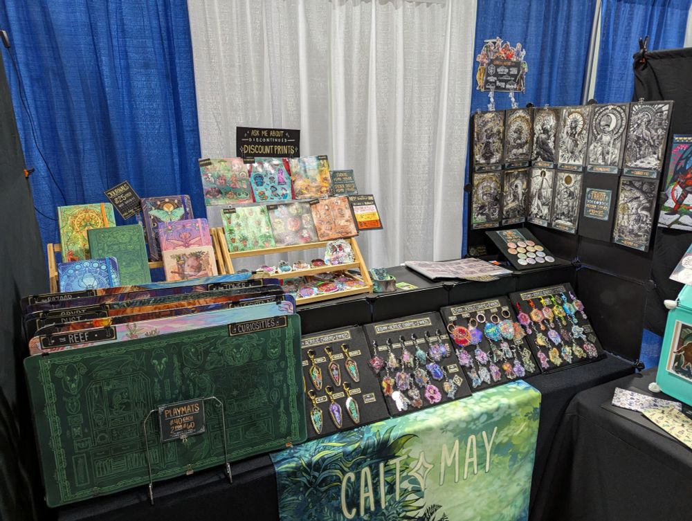Cait's table at Otakon 