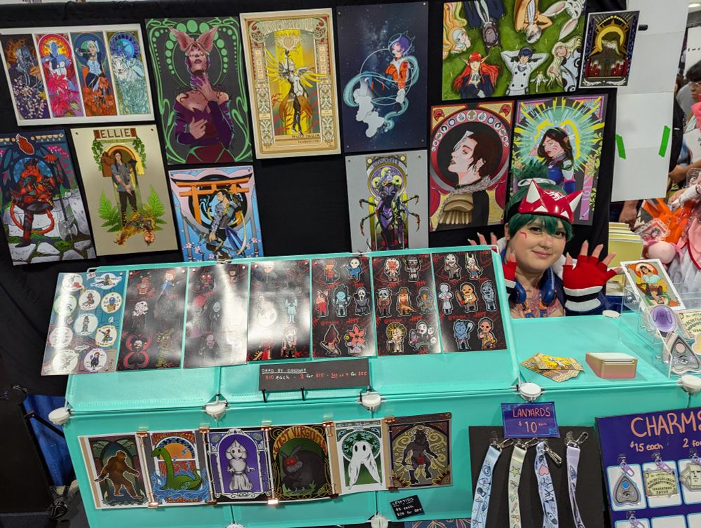 Gigis's booth at Otakon 