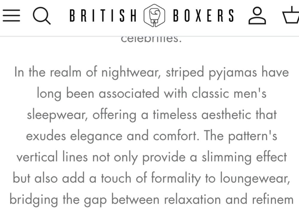 British boxers guff - timeless aesthetic