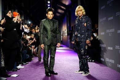 Zoolander 2 promo. Purple runway