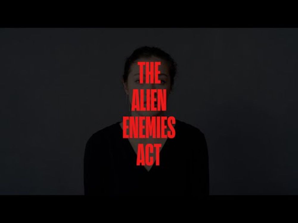 The Alien Enemies Act, Explained
